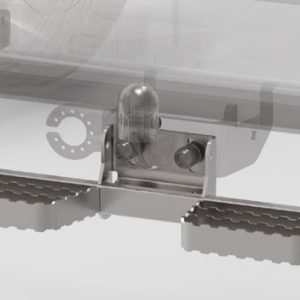 Edelstahl Heckauftritt beidseitig Serie AKF