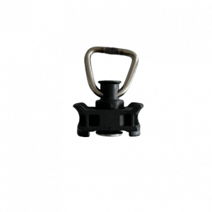 Single-Fitting für Airline-Schiene, schwarz